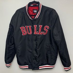 Chicago Bulls Light Mens Large Varsity Jacket